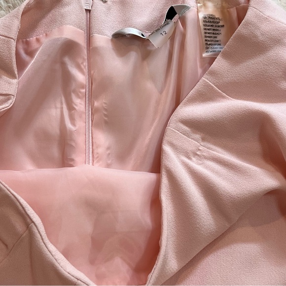 NYGARD light pink skirt size 12 lined back zipper - Picture 3 of 7